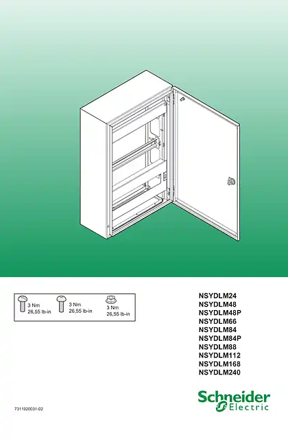 schneider施耐德Harmony XPE PanelSeT PHD PLA S3HD SFHD - DLM modular Chasis - Instruction sheet